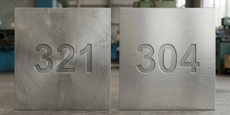 321 Paslanmaz Çelik vs 304
